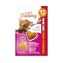 Catit Creamy Lickable Cat Treat, Chicken &amp; Shrimp, 12 Pack, 0.5 Ounce