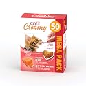 Catit Creamy Lickable Cat Treat, Healthy Cat Treat, Salmon, 50 Pack