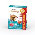 Catit Creamy Lickable Cat Treat, Healthy Cat Treat, Tuna, 50 Pack