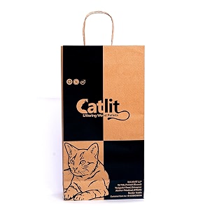 catlit natural organic pine wood cat litter - 3 kg pack of 1  natural biodegradable  low dust for multiple cats  anti-bacterial litter for cats  chemical free ultra absorption litter