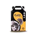 Catlit Natural Organic Pine Wood Cat Litter - 5kg Pack of 1 | Natural Biodegradable | Low Dust for Multiple Cats | Anti-Bacterial Litter for Cats | Chemical Free Ultra Absorption Litter