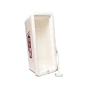 Cato 11001-H White Plastic Chief Fire Extinguisher Cabinet for 10 lb. Extinguisher, with Hammer and Cylinder Lock