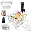 CATTLEMAN Sous Vide Cooker Yogurt Maker Kit with 8QT Container & Lid, 1000W