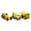CatToysOfficial 82273 CAT Construction 3 Pack-Mixer/Dump Truck/Grader