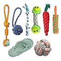 cature Care by Nature Pet Chew Toy Combo Of Dumble Chew Toy Teether &amp; Latex Non-Toxic Toys Rope Toy For Small Medium Dog &amp; Puppy, Color May Vary (Pack 8)