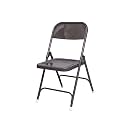 Cauvery's Cafe Model Easy Folding Metal Outdoor and Indoor Chair - (Grey) 1