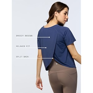 CAVA Overlap Tee for Women Split