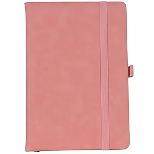cavalo - be unique pu leather diary with strip closure amp pen holder daily notesnotepad for men amp women undated amp lined pages size 68 inch200 pages for officejournaling amp travel peach
