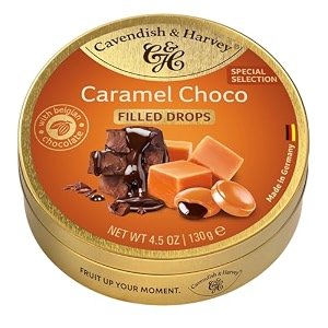 cavendish amp harvey caramel drops filled with chocolate - 130gramgermany