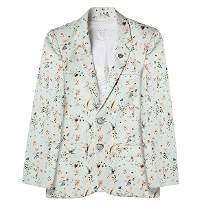 cavio boys printed blazer and t-shirt
