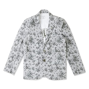 CAVIO Boys Printed Blazer and T-Shirt