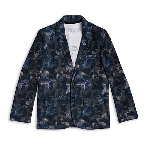 cavio boys printed blazer and t-shirt