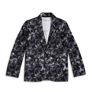 cavio boys printed blazer and t-shirt