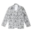 CAVIO Boys Printed Blazer and T-Shirt