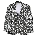 CAVIO Boys Printed Blazer and T-Shirt