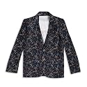 CAVIO Boys Printed Blazer and T-Shirt
