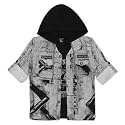 CAVIO Boys Printed Casual Jacket With Hooded