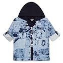 CAVIO Boys Printed Casual Jacket With Hooded