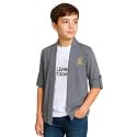 CAVIO Boys Solid Open-Front Shrug with T-Shirt