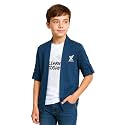 CAVIO Boys Solid Open-Front Shrug with T-Shirt