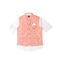 CAVIO Boys Traditional Printed Nehru Jacket With Shirt|