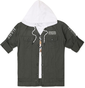 cavio full sleeve printed boys jacket