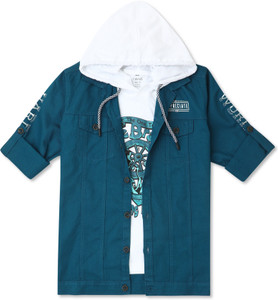 CAVIO Full Sleeve Printed Boys Jacket