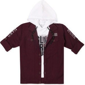 CAVIO Full Sleeve Printed Boys Jacket