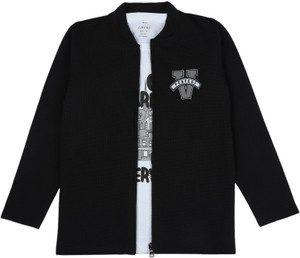 CAVIO Full Sleeve Textured Boys Jacket