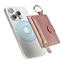 Cavor Compatible with MagSafe Wallet,Magnetic Wallet for iPhone, Pink