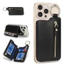 Cavor Compatible with MagSafe Wallet, Magnetic Wallet for iPhone, Black