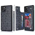 Cavor for iPhone 11 Pro Case Wallet with Card Holder for Women Men, Black