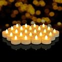 CAVY Flameless &amp; Smokeless LED Tealight Candle, Unscented Decorative Diya Lights with On/Off Switch for Home Decoration,Diwali,Festival,Birthday,Christmas,Gifting