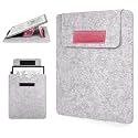 Caweet Protective Sleeve Case for 11” Kindle Scribe – Fits Colorsoft 1st Gen & 3rd Gen 2025 Release, Premium PU Leather with Foldable Stand, Glitter Pink