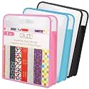 Caydo 3 Pack Scrapbook Paper Storage, Clear Expanding Folio with Handle