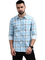 CAZZBA Men Regular Fit Checkered Cut Away