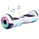 CBD Hoverboard, 6.5" All-Terrain Scooter with Bluetooth Speaker LED Lights