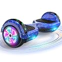 CBD Hoverboard, 6.5" All-Terrain Scooter with Bluetooth Speaker LED Lights