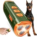 Cbersmg 3X Ultrasonic to Stop Barking Neighbors Dog, Portable Anti Barking Device Dog Bark Deterrent Device 50ft Range 5 Modes, Flashlight & Beep Safe & Effective for Small, Medium & Large Dogs