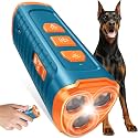 Cbersmg 3X Ultrasonic to Stop Barking Neighbors Dog, Portable Anti Barking Device Dog Bark Deterrent Device 50ft Range 5 Modes, Flashlight &amp; Beep Safe &amp; Effective for Small, Medium &amp; Large Dogs