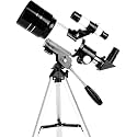 CBEX Astronomical Telescope for Kids and Astronomy Beginners, 900mm/60mm Starter Scope Good Partner to View Landscape and Planet, with Tripod, Wire Shutter, Phone Adapter