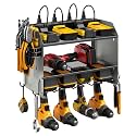 CCCEI Wall Mount Modular Tool Charging Organizer, Grey, 1 Pack, 3 Tier.