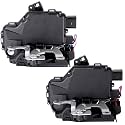 CCIYU 2PCS Front Right+Rear Right Passenger Side Door Latch Lock Actuator Fit for VW Jetta 1999-2005,for VW Passat 1999-2005, Door Lock Actuator Assembly, Replaces # 3B1837016A,3B1837016