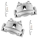 cciyu Front Left &amp; Right Disc Brake Calipers Assembly 18B4811 18B4810