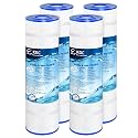 CCP420 Pool Filter Cartridges 4 Pack Replacement for Pentair CCP420 - for Clean and Clear Plus 420, PCC105-PAK4, for Unicel C-7471, R173576, for Filbur FC-1977, 570-0425, 420 sq.ft. L x OD: 26"x7"