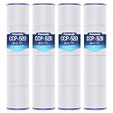CCP520 Pool Filter Cartridges Compatible with Pleatco PCC130 Pool Filter,R173578 Pool Filter 4 Pack,Unicel C-7472,Clean and Clear Plus 520, Fc-1978,Fc-6475,520 Sq.Ft