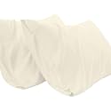 Pillow Covers Set of 2 100% Cotton 750 TC Pillowcase Ivory Queen