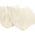 Pillow Covers Set of 2 100% Cotton 750TC Pillowcase Ivory 16 X 25