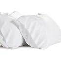 Pillow Covers Set of 2 100% Cotton 750 TC Pillowcase White Queen
