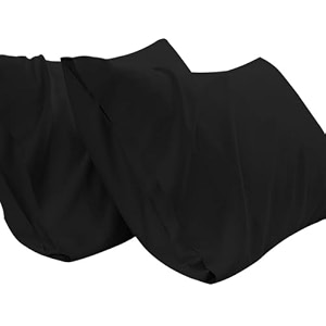 pillow covers set of 2 100 cotton 750tc black customization